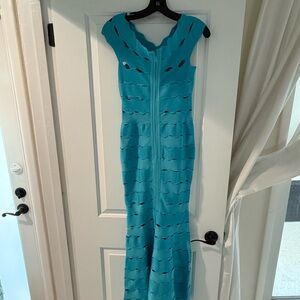 Turquoise Bandage Dress